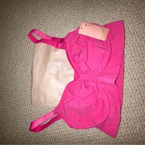 FeelinGirl Pink Women's everyday wireless unlined soft Bra